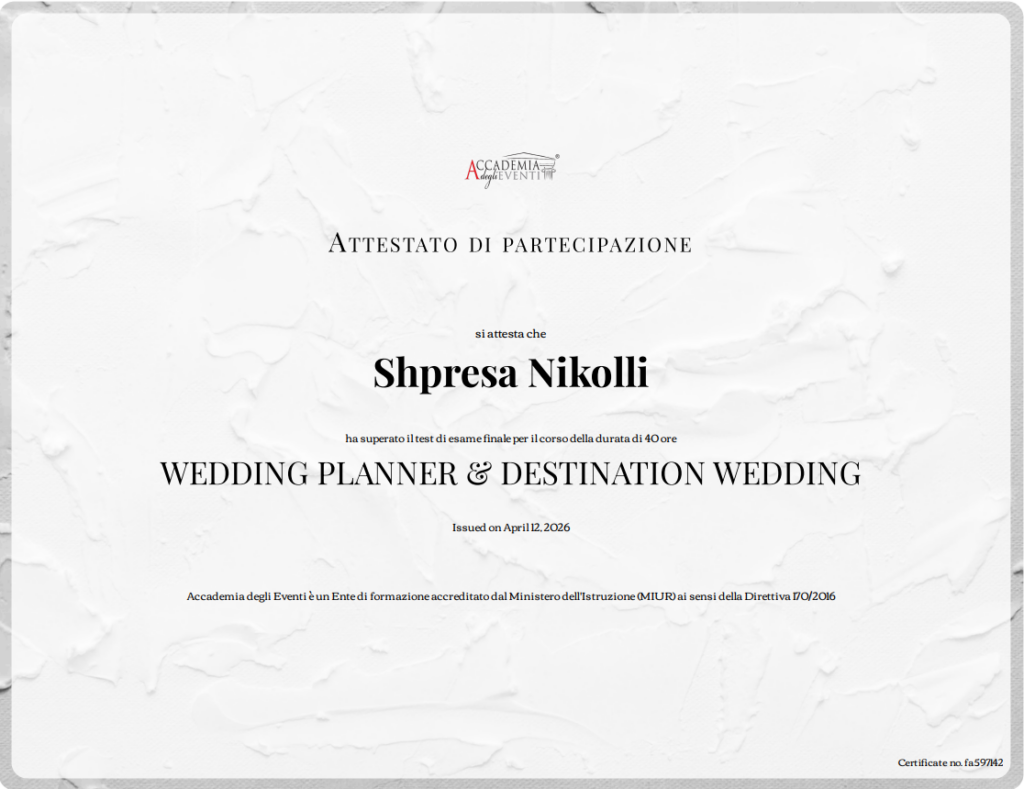 wedding planner